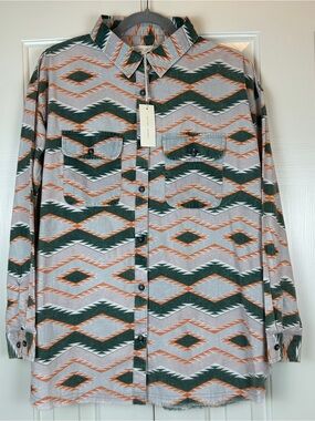 NWT Buckle Gilded Intent Western Button Down Top